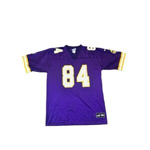 Vintage Randy Moss #84 Minnesota Vikings Jersey Men's‎ Size L Purple Puma USA